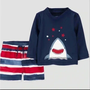 Carters Just One You 2-piece Shark swim